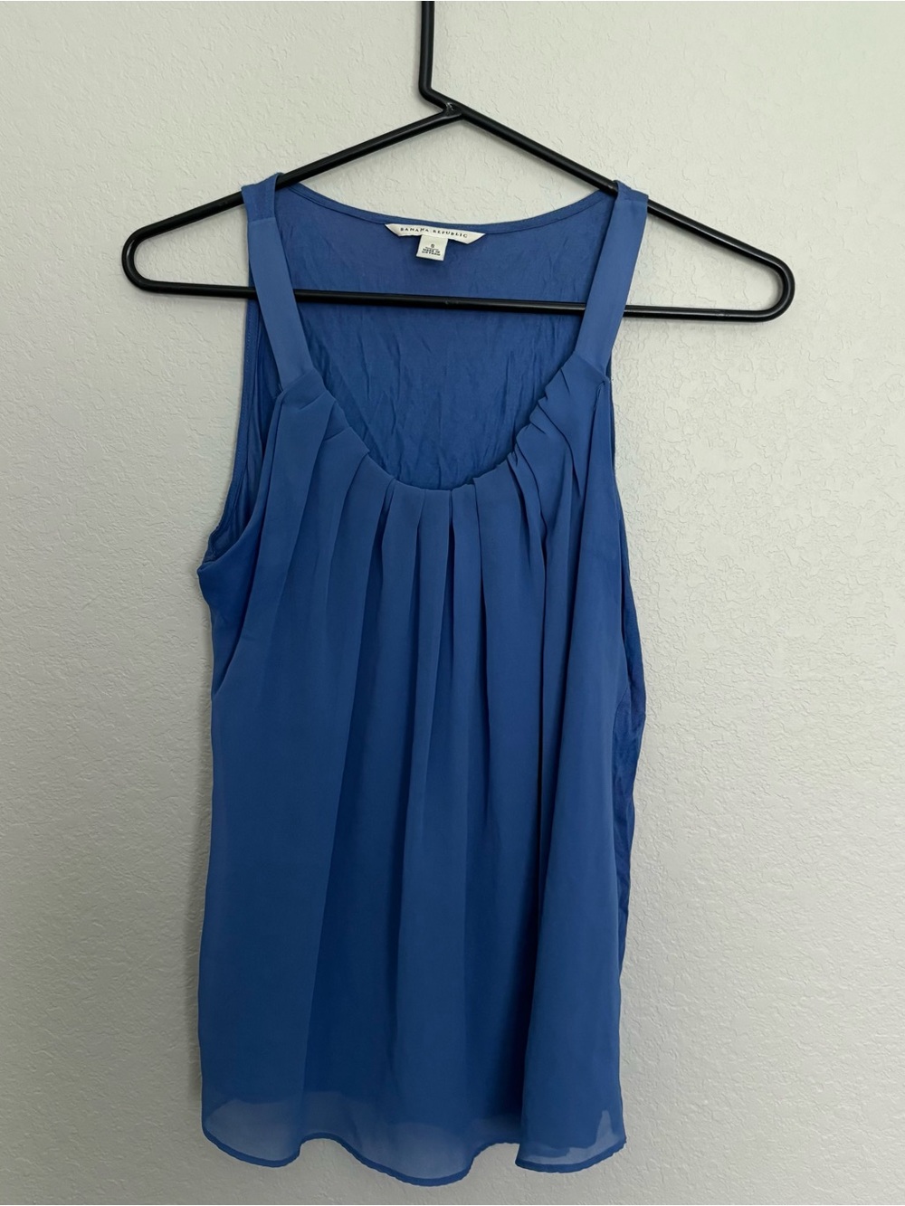 Banana Republic Blue Sleeveless Blouse